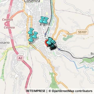 Mappa Via del Seggio, 87100 Cosenza CS, Italia (0.3715)