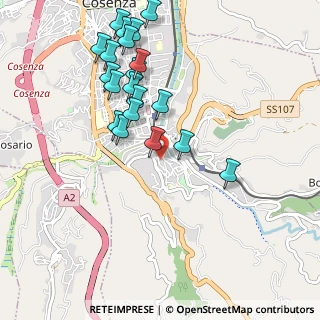 Mappa Via del Seggio, 87100 Cosenza CS, Italia (1.143)
