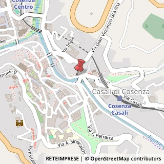 Mappa Via dei Martiri, 42, 87100 Cosenza, Cosenza (Calabria)