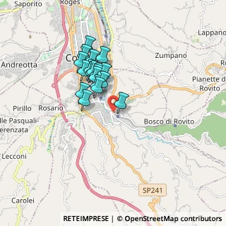 Mappa Via dei Martiri, 87100 Cosenza CS, Italia (1.54158)