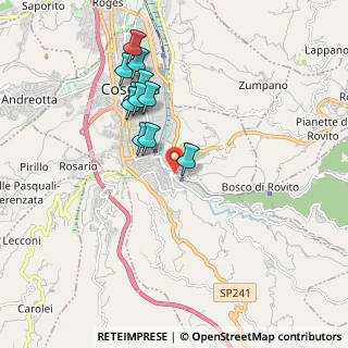 Mappa Via dei Martiri, 87100 Cosenza CS, Italia (1.89)