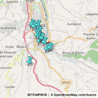 Mappa Via dei Martiri, 87100 Cosenza CS, Italia (1.485)