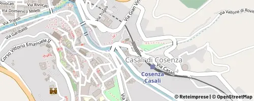 Mappa Cosenza