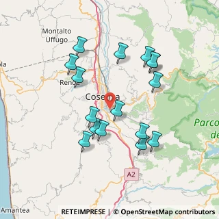 Mappa Via dei Martiri, 87100 Cosenza CS, Italia (7.88563)