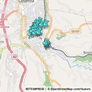 Mappa Via Abate Gioacchino, 87100 Cosenza CS, Italia (0.807)