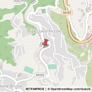 Mappa Via f. gullo, 87050 Spezzano Piccolo, Cosenza (Calabria)