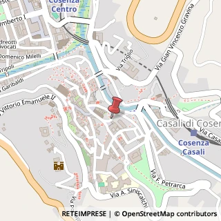 Mappa Via Antonio Toscano, 112, 87100 Cosenza, Cosenza (Calabria)