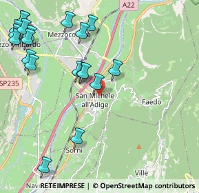 Mappa Via Mach, 38010 San Michele all'Adige TN, Italia (2.654)