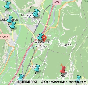 Mappa Via Mach, 38010 San Michele all'Adige TN, Italia (2.86583)