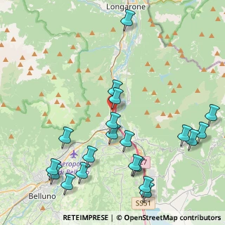 Mappa Via Cima i Pra´, 32014 Ponte Nelle Alpi BL, Italia (5.0805)