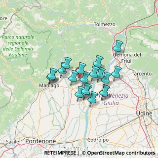 Mappa Via Laves, 33090 Travesio PN, Italia (9.835)