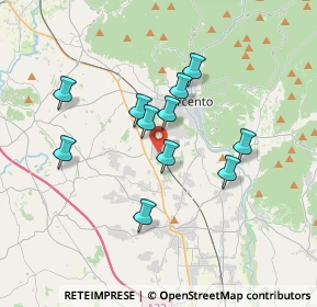 Mappa Via dell'Artigianato, 33017 Tarcento UD, Italia (2.92727)