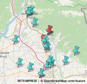 Mappa Via dell'Artigianato, 33017 Tarcento UD, Italia (8.3)