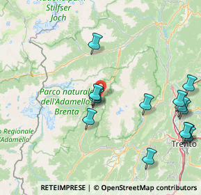 Mappa Via Fornas, 38086 Pinzolo TN, Italia (18.73643)