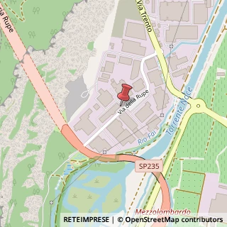 Mappa Via della Rupe, 62, 38017 Mezzolombardo, Trento (Trentino-Alto Adige)
