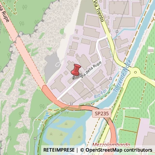 Mappa Via della Rupe, 64/b, 38017 Mezzolombardo, Trento (Trentino-Alto Adige)
