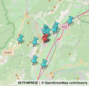 Mappa Via della Rupe, 38017 Mezzolombardo TN, Italia (2.28846)