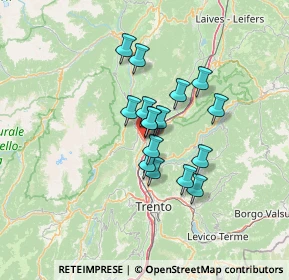 Mappa Via della Rupe, 38017 Mezzolombardo TN, Italia (9.19313)