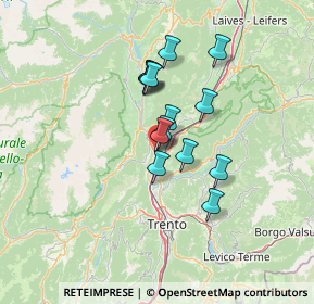 Mappa Via della Rupe, 38017 Mezzolombardo TN, Italia (9.78214)