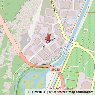 Mappa Via della Rupe, 34, 38017 Mezzolombardo, Trento (Trentino-Alto Adige)