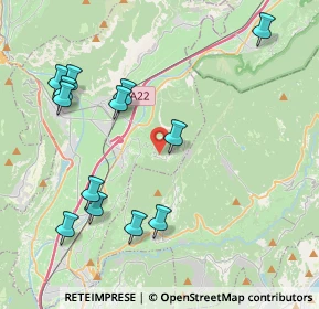 Mappa Via Molini, 38010 Faedo TN, Italia (4.50538)