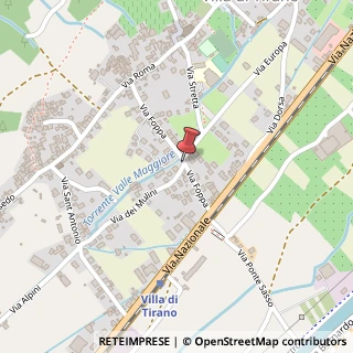 Mappa Via Foppa, 11, 23030 Villa di Tirano, Sondrio (Lombardia)