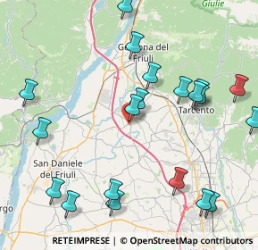 Mappa Via Vidisêt, 33030 Treppo Grande UD, Italia (9.6565)