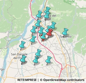 Mappa Via Vidisêt, 33030 Treppo Grande UD, Italia (6.07)