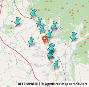 Mappa S.S. Pontebbana Km. 144+68 Collalto di, 33017 Tarcento UD, Italia (3.09462)