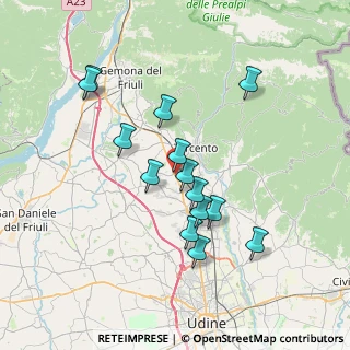 Mappa S.S. Pontebbana Km. 144+68 Collalto di, 33017 Tarcento UD, Italia (6.55071)