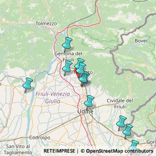 Mappa S.S. Pontebbana Km. 144+68 Collalto di, 33017 Tarcento UD, Italia (15.52364)