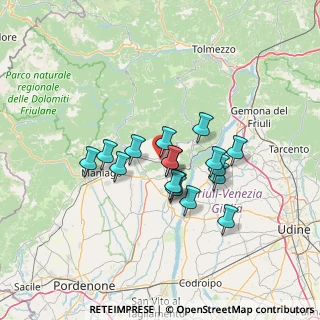 Mappa Via Roma, 33090 Travesio PN, Italia (10.43824)