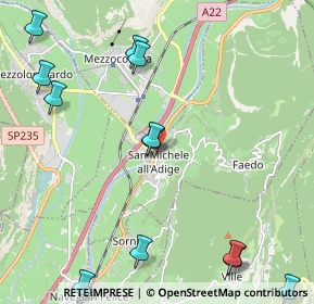 Mappa Via Roma, 38010 San Michele all'Adige TN, Italia (2.79667)