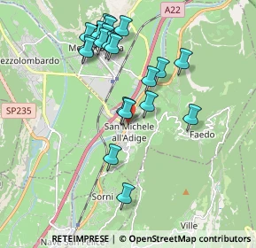 Mappa Via Roma, 38010 San Michele all'Adige TN, Italia (1.839)