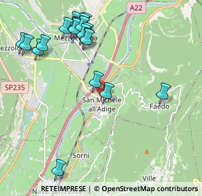 Mappa Via Roma, 38010 San Michele all'Adige TN, Italia (2.36)