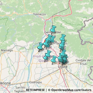 Mappa Via Sei Maggio, 33030 Majano UD, Italia (10.741)
