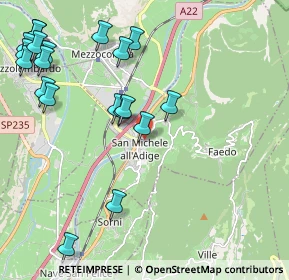 Mappa Via Edmund Mach, 38010 San Michele All'adige TN, Italia (2.5565)