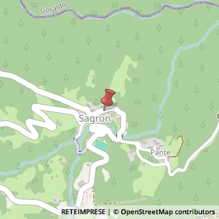 Mappa Via Parrocchia, 9, 38050 Sagron Mis, Trento (Trentino-Alto Adige)