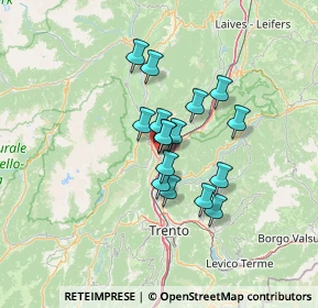 Mappa Presso Polo Produttivo Rotaliano, 38017 Mezzolombardo TN, Italia (9.14688)