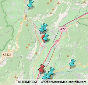 Mappa Presso Polo Produttivo Rotaliano, 38017 Mezzolombardo TN, Italia (5.52333)