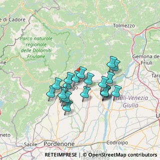 Mappa Via Dante Alighieri, 33092 Cavasso Nuovo PN, Italia (11.197)