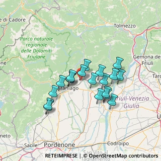 Mappa Via Dante Alighieri, 33092 Cavasso Nuovo PN, Italia (11.01474)