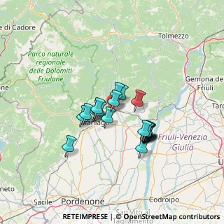 Mappa Via Dante Alighieri, 33092 Cavasso Nuovo PN, Italia (9.614)