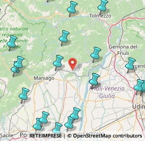 Mappa Via A. Lizier, 33090 Travesio PN, Italia (22.5215)