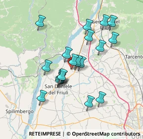 Mappa Via Frazione Susana, 33030 Majano UD, Italia (6.2915)