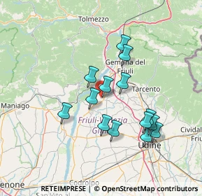 Mappa Via Frazione Susana, 33030 Majano UD, Italia (12.41786)