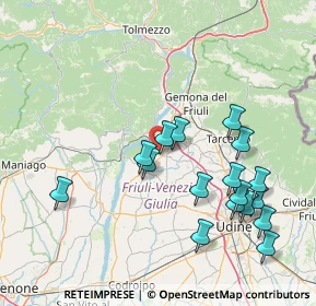 Mappa Via Frazione Susana, 33030 Majano UD, Italia (16.14118)