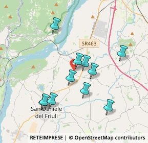 Mappa Via Frazione Susana, 33030 Majano UD, Italia (3.42545)