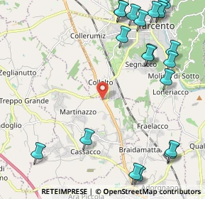 Mappa SS Pontebbana Km. 144+68 33017, 33019 Cassacco UD (2.9365)