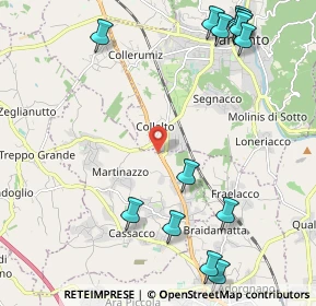 Mappa SS Pontebbana Km. 144+68 33017, 33019 Cassacco UD (2.82643)